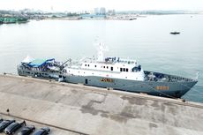 Kapal Patroli Yudistira 8003 Perkuat Pengamanan Perairan Kepulauan Riau