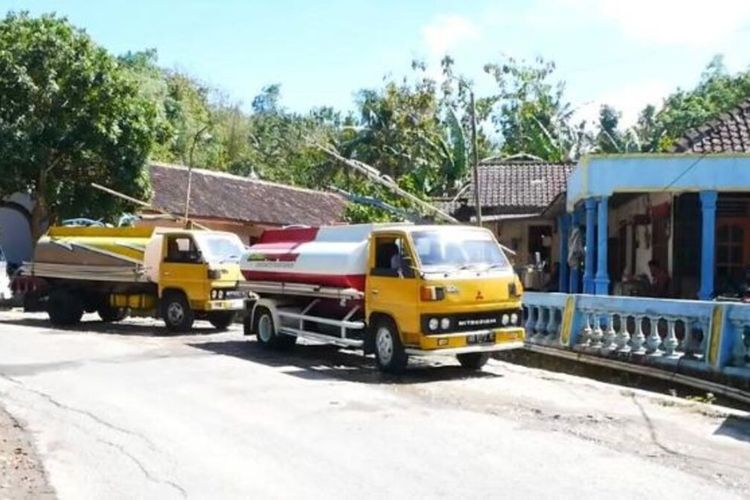 Panen Rejeki Penjual Air Bersih di Gunungkidul Saat Musim Kemarau