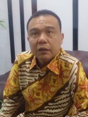 Anggota Komisi III DPR Sufmi Dasco Ahmad di Kompleks Parlemen, Senayan, Jakarta, Rabu (28/9/2016)
