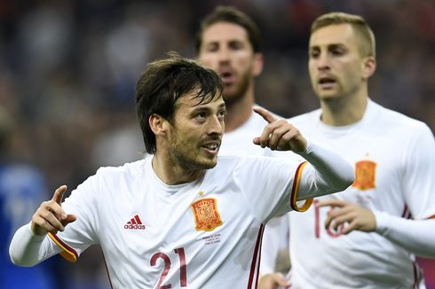 Silva dan Mantan Anak Asuh Luis Milla Antar Spanyol Taklukkan Perancis