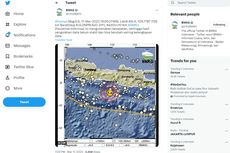 Gempa M 5,2 Guncang Kulon Progo, Tak Berpotensi Tsunami