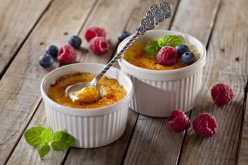 Cara Membuat Creme Brulee, Sajikan Hangat atau Dingin