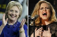 Jelang Ultah, Hillary Rehat Kampanye dan Tonton Konser Adele