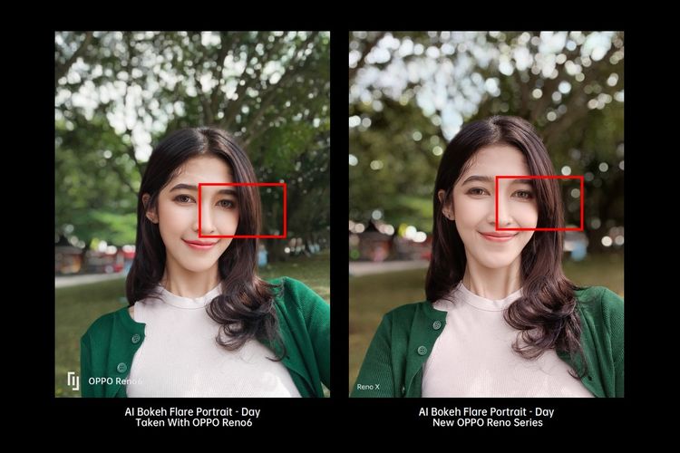 Perbandingan Foto Portrait Oppo Reno6 dan RenoX