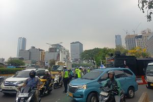 Jelang Demo BEM UI, Polisi Siagakan 3 Rantis dan 1 Barracuda di Bundaran HI