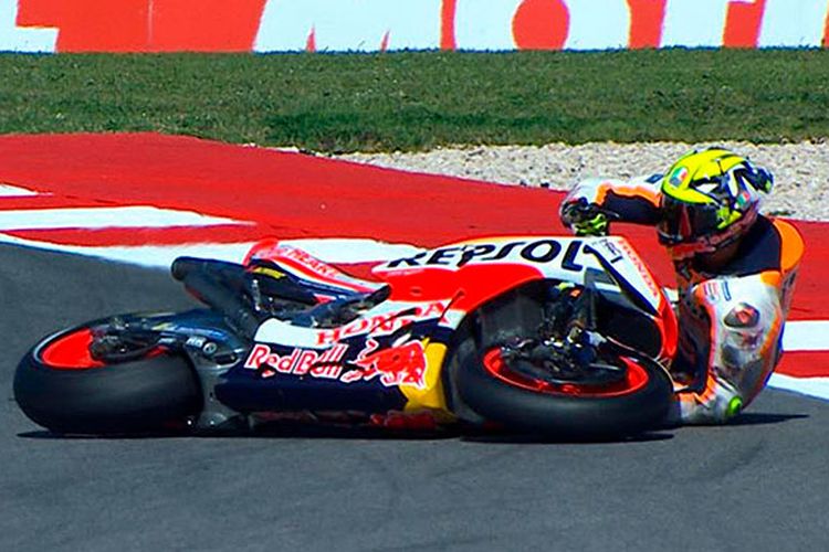 Joan Mir telah mengalami 8 kali crash pada 4 seri pembuka MotoGP 2023