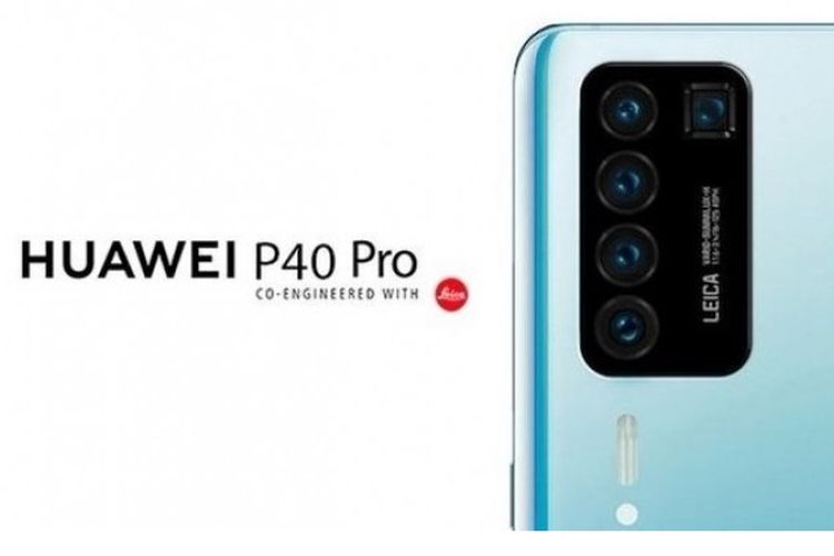 Bocoran gambar poster Huawei P40 Pro.