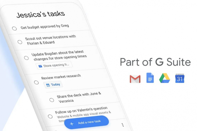 Aplikasi Google Task di Mobile