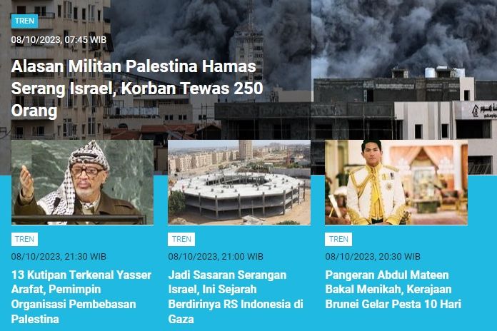 [POPULER TREN] Alasan Hamas Serang Israel | Netanyahu Putus Pasokan Listrik dan Makanan ke Gaza