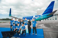 Pesawat Garuda Indonesia Livery Khusus, Dukung Sport Tourism