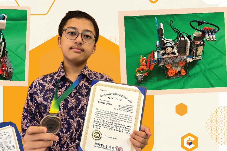 Ciptakan Proyek Robot Pertanian Bernama ?MACULER?, Alkhan, Murid SMP Cikal Lebak Bulus, Raih Medali Perunggu di International Youth Robotic Competition (IYRC) Korea Melawan 22 Negara.