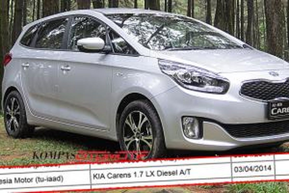 Carens Diesel tengah dilakukan uji coba oleh Kia Mobil Indonesia sebelum diputuskan untuk dijual atau tidak