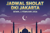 Jadwal Sholat Hari Ini di Kota Jakarta, Senin 2 Februari 2026