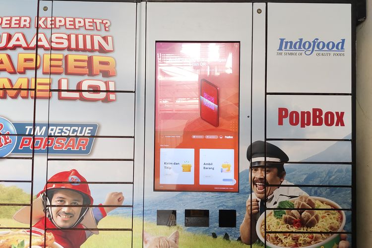 Fasilitas penitipan barang di Stasiun Tanah Abang Baru, Jakarta Pusat, Kamis (6/11/2025). 