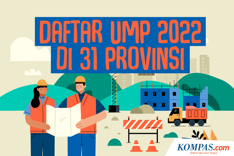 Daftar UMP 2022 di 31 Provinsi