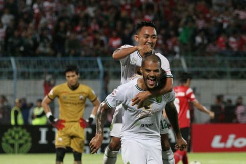 Madura United Vs Persebaya Surabaya, Diwarnai Kartu Merah, Bajul Ijo Menang