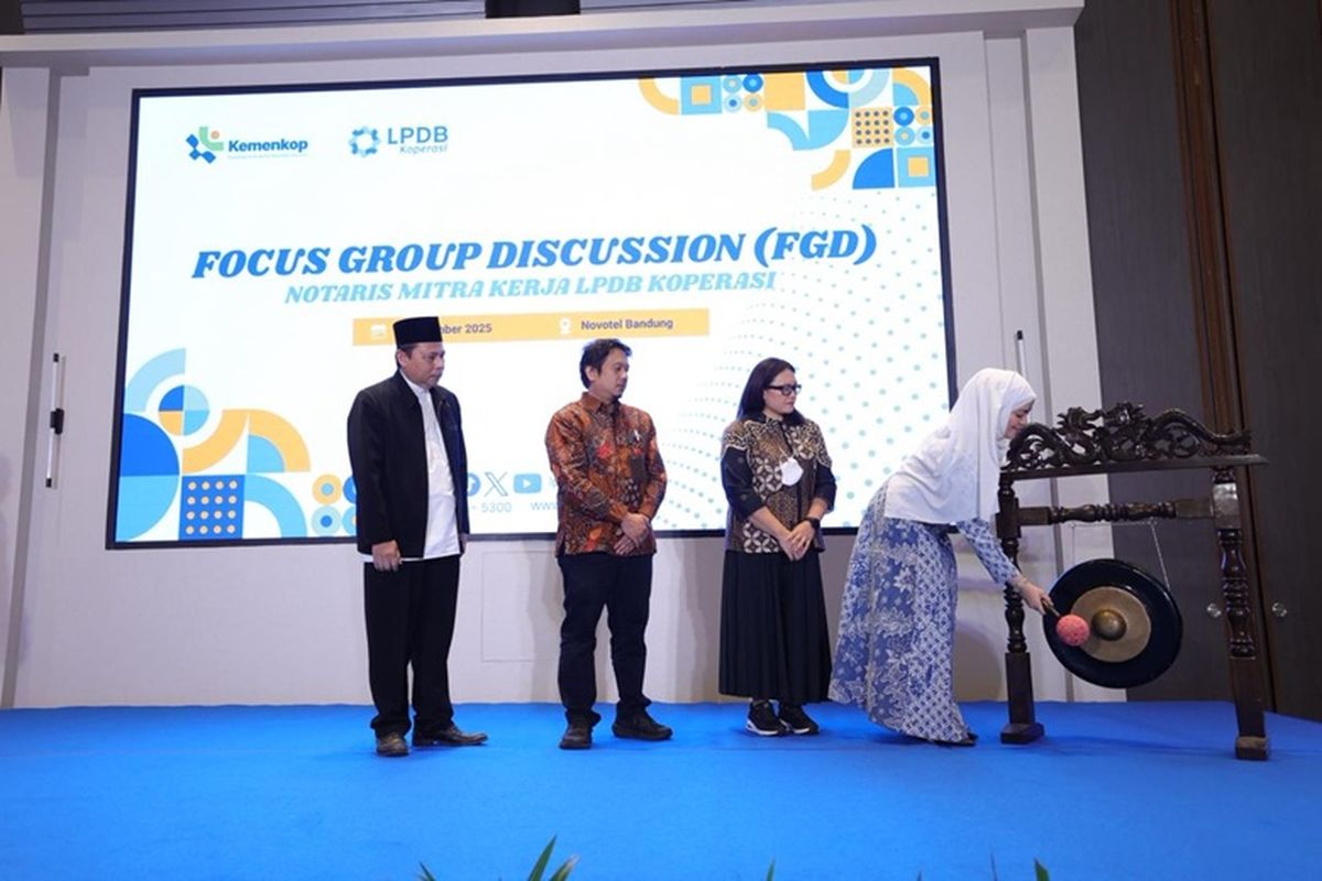 Pembukaan Ajang Focus Group Discussion (FGD) Notaris Mitra Kerja. 