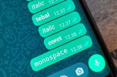 2 Cara Buat Tulisan Tebal, Miring, Coret, dan Monospace di WA