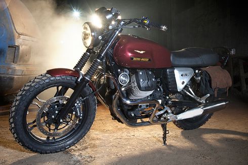 Moto Guzzi V7 II Stone ala Pria Berewok