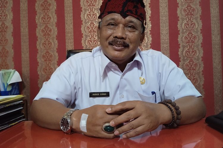 Caption: Plt Bupati Nganjuk, Marhaen Djumadi