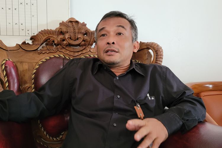 Kepala salah satu SMP di Banyumas Agus Widodo, Kamis (19/1/2023)