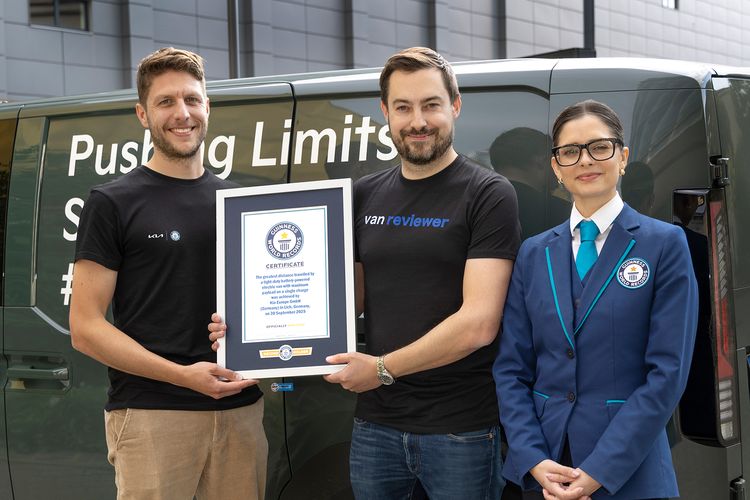 Kia PV5 Cargo meraih penghargaan dari Guinness World Records