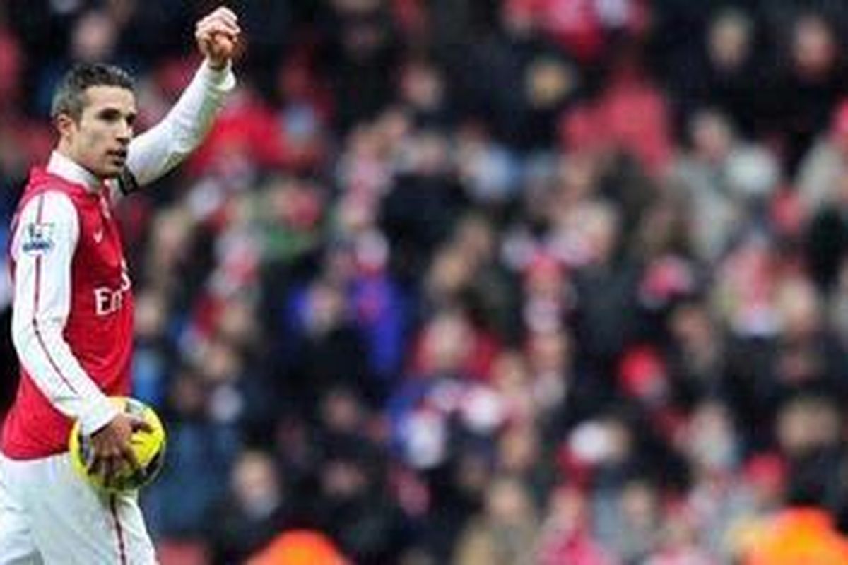 Striker Arsenal, Robin Van Persie, menjadi salah satu pemain yang harganya sangat tinggi.