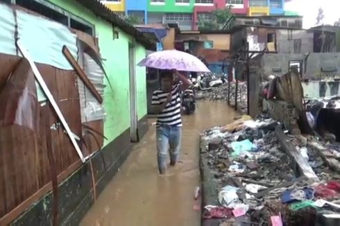 Jumat Sore, Banjir dan Genangan Rendam Sejumlah Permukiman Warga dan Jalan di Jakarta Timur