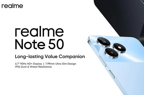 HP Realme Note 50 Pertama Meluncur Minggu Depan