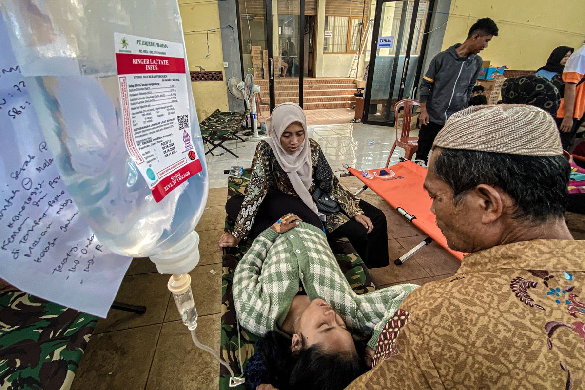 Suasana di GOR Kecamatan Cipongkor, Kabupaten Bandung Barat(KBB), Jawa Barat, Kamis (25/9/2025).