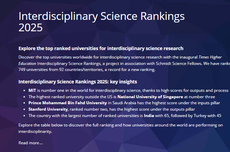 9 Universitas Swasta Terbaik di Indonesia Versi THE Interdisciplinary Science Rankings 2025