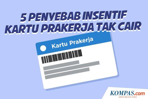 INFOGRAFIK: 5 Penyebab Insentif Kartu Prakerja Tak Cair