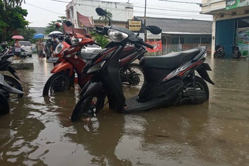 Jalan dan Permukiman di Pangkalpinang Terendam Banjir 50 Cm