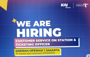 Tangkapan layar lowongan kerja KAI Wisata.