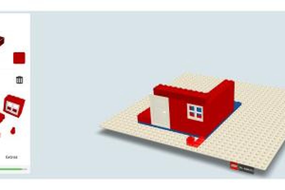 Anda bisa membangun tanpa harus khawatir kehabisan batu bata Lego