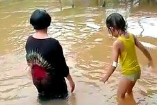 Situasi Banjir di Kapuas Hulu Kalbar, Satu Jembatan Putus, Sepeda Motor Tidak Bisa Lewat