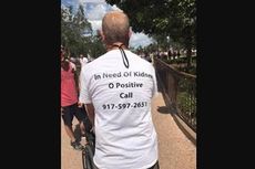 Pria Ini Temukan Donor Ginjal Berkat Foto Kaus Miliknya Viral