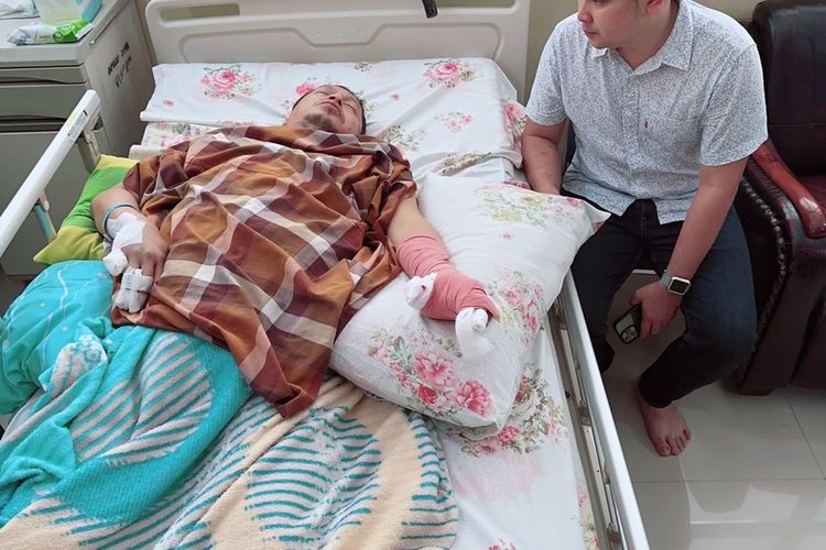 Wabup Kaur, Herlian Muchrim terlihat stabil usai menjalani operasi jari tangan di RSUD M. Yunus, Bengkulu