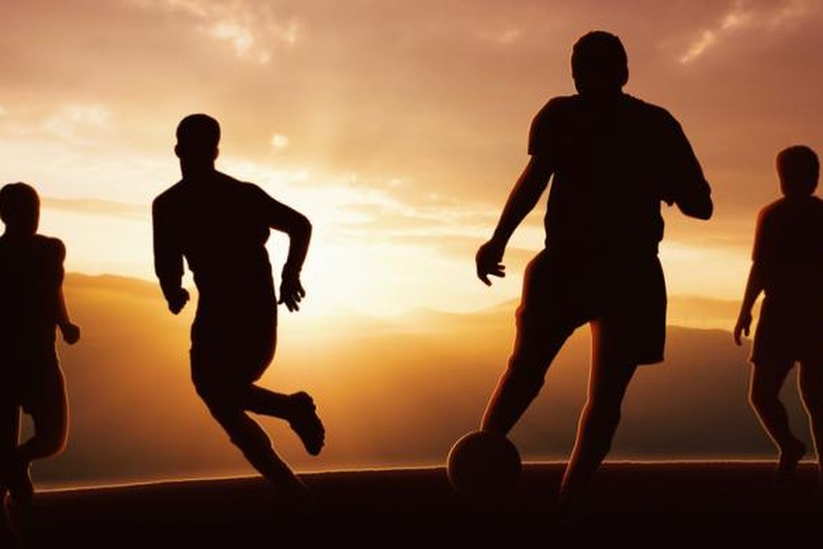 Ilustrasi sepak bola.