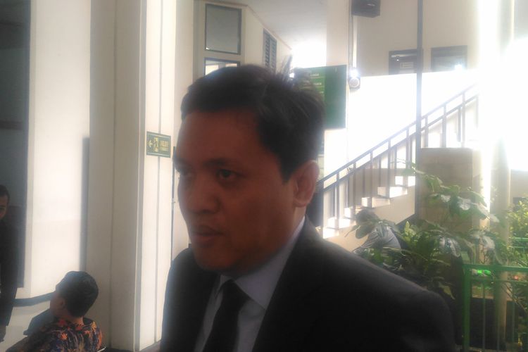 Ketua Bidang Advokasi DPP Gerindra, Habiburokhman, sebagai saksi dalam persidangan pemeriksaan saksi terkait gugatan perdata sembilan calon anggota legislatif Partai Gerindra di Pengadilan Negeri Jakarta Selatan, Rabu (14/8/2019).