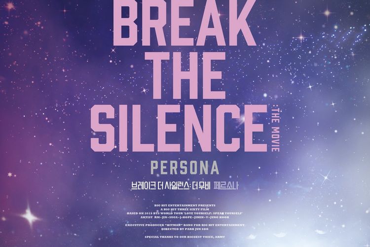 Film keempat BTS Break The Silence: The Movie akan diputar di bioskop mulai 10 September 2020.