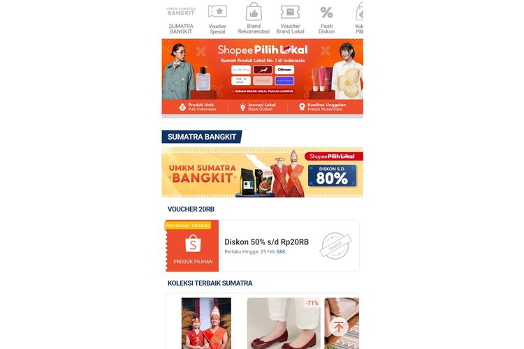 Shopee Indonesia menghadirkan Kampanye UMKM Sumatera Bangkit sebagai bentuk dukungan bagi pelaku UMKM.