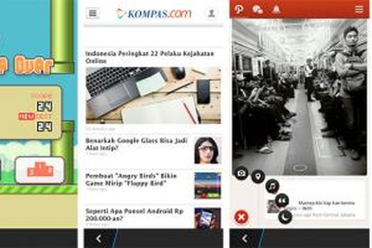 Aplikasi Android bisa dijalankan pada BlackBerry Z3 dan berfungsi normal