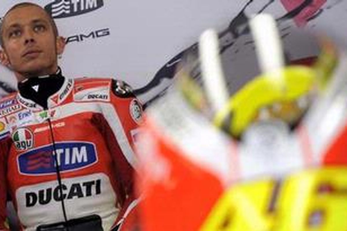 Pebalap Ducati, Valentino Rossi.
