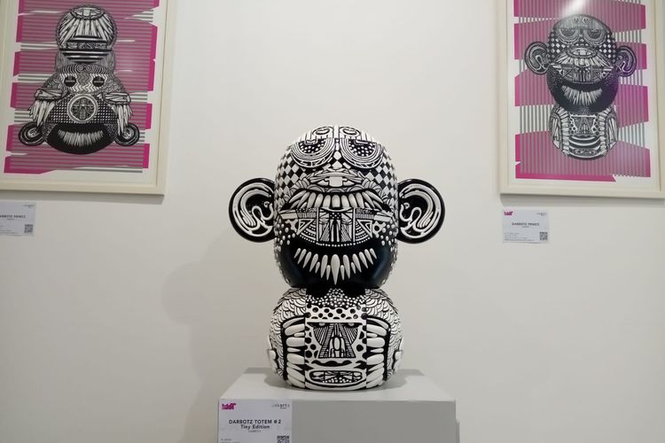 Patung Darbotz Totem Tiny Edition di Art Jakarta Gardens 2023.