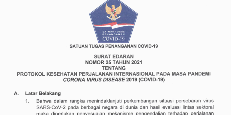Ini 7 Poin Pengecualian Karantina Pelaku Perjalanan Luar Negeri Ini 7 Poin Pengecualian Karantina Pelaku Perjalanan Luar Negeri
