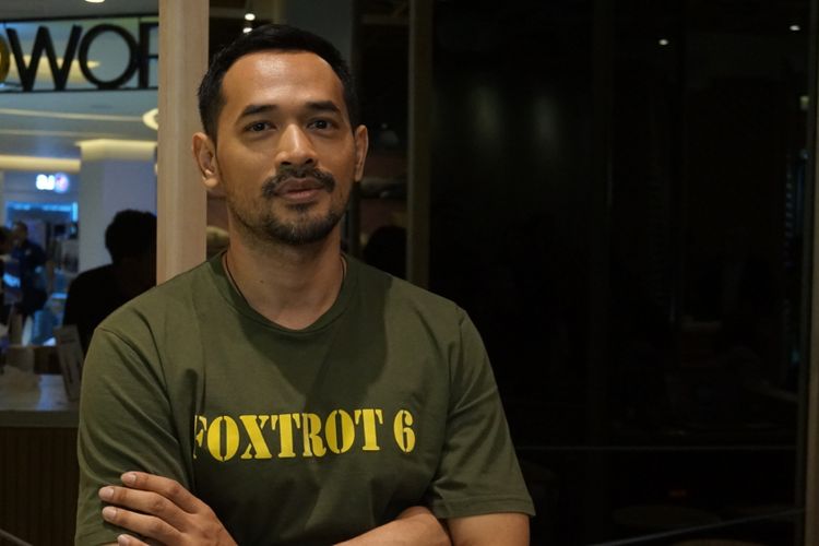Aktor Oka Antara saat ditemui dalam jumpa pers Idea Fest 2018 di Pacific Place, SCBD, Senayan, Jakarta Selatan, Selasa (9/10/2018).