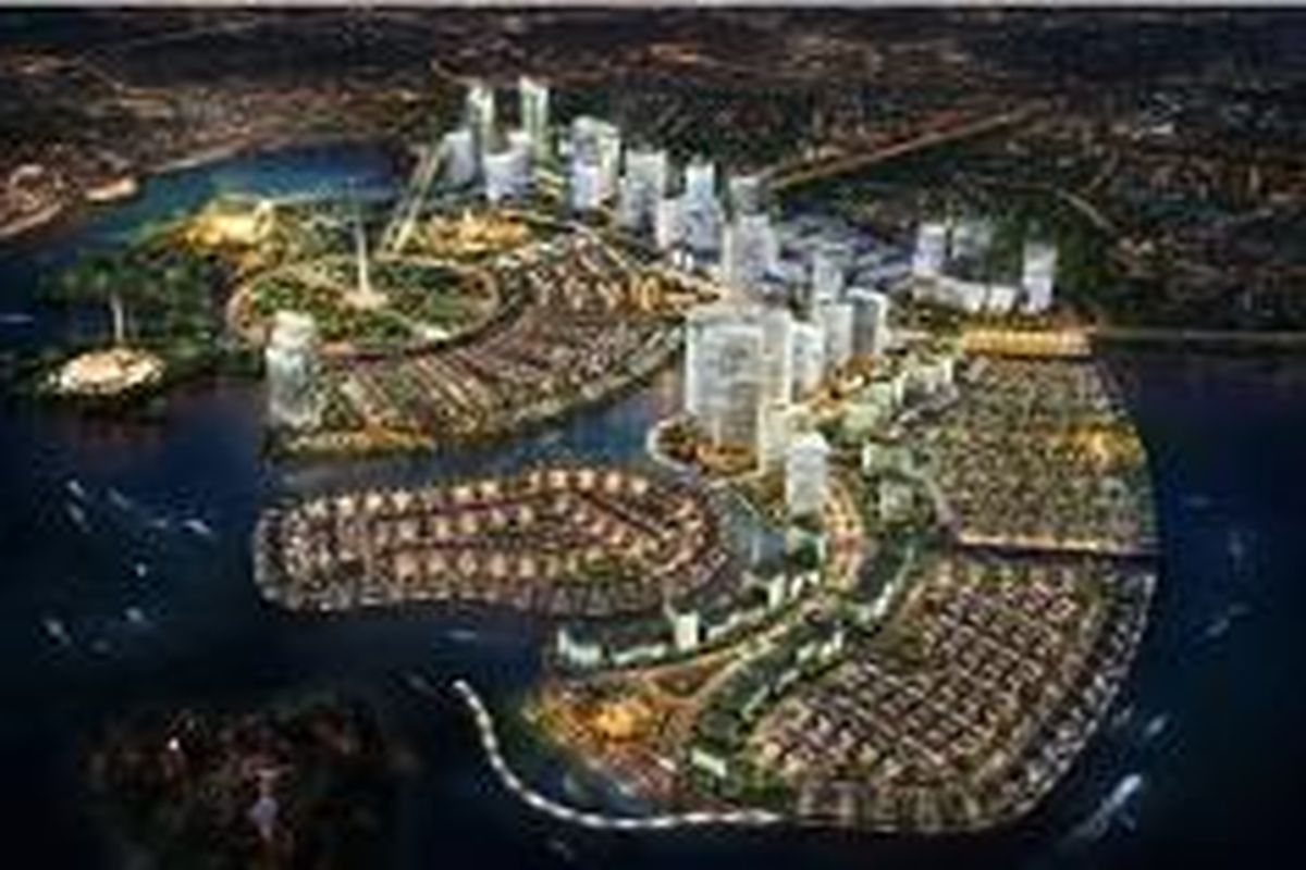 Master plan CitraLand City Losari, Makassar, Sulawesi Selatan.