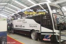 PO Tunggal Jaya Bikin Bus Mirip Mobil Takumi Initial D