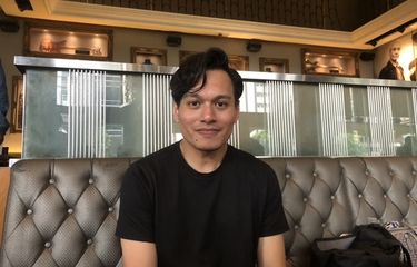 Rendy Pandugo, di Hard Rock Cafe SCBD, Jakarta Pusat, Rabu (27/7/2022).